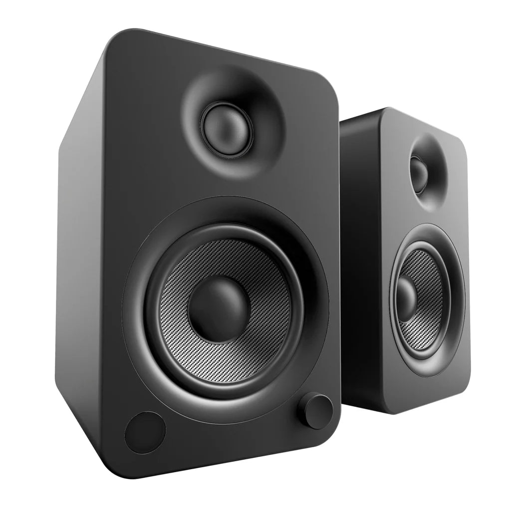 Powered Bookshelf Speakers Bluetooth Phono Preamp Pair Kanto 140W