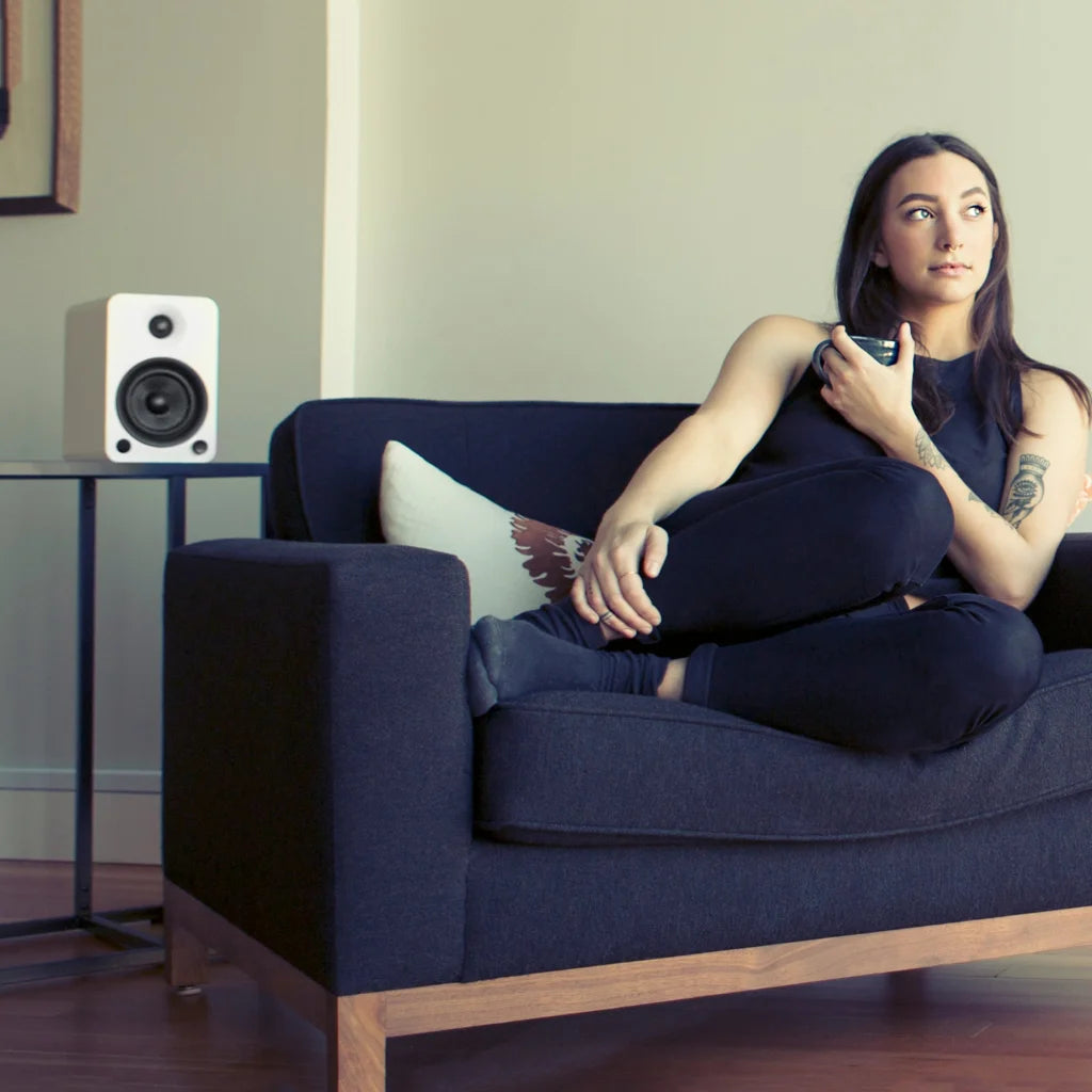 Kanto YU6 200W Powered Bookshelf Speakers with Bluetooth