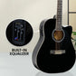 Karrera 12-String Acoustic Guitar with EQ - Black - Audio &