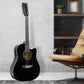Karrera 12-String Acoustic Guitar with EQ - Black - Audio &