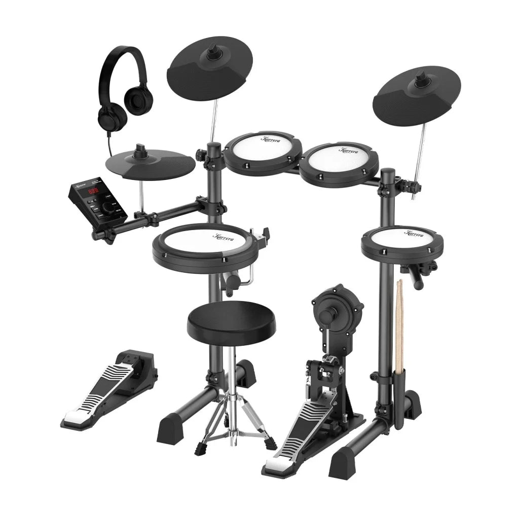 Karrera 18S Electronic Drum Kit Mesh Pads 8in Snare
