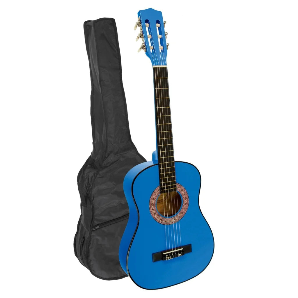 Karrera 34in Acoustic Children no cut Guitar - Blue - Audio