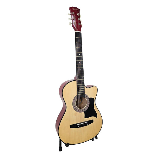 Karrera 38in Pro Cutaway Acoustic Guitar with guitar bag