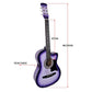 Karrera 38in Pro Cutaway Acoustic Guitar with guitar bag