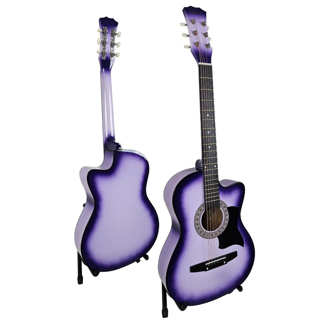 Karrera 38in Pro Cutaway Acoustic Guitar with guitar bag