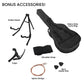 Karrera 38in Pro Cutaway Acoustic Guitar with guitar bag