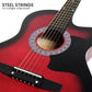 Karrera 38in Pro Cutaway Acoustic Guitar with guitar bag