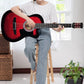 Karrera 38in Pro Cutaway Acoustic Guitar with guitar bag