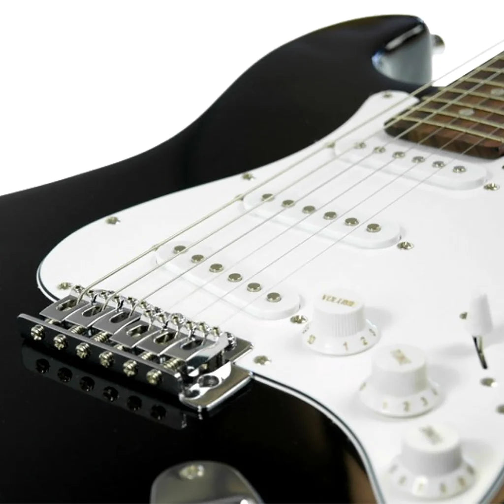 Karrera 39in Electric Guitar - Black - Audio & Video >