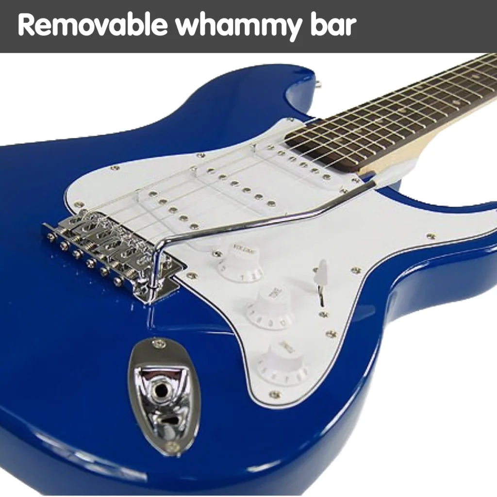 Karrera 39in Electric Guitar - Blue - Audio & Video >