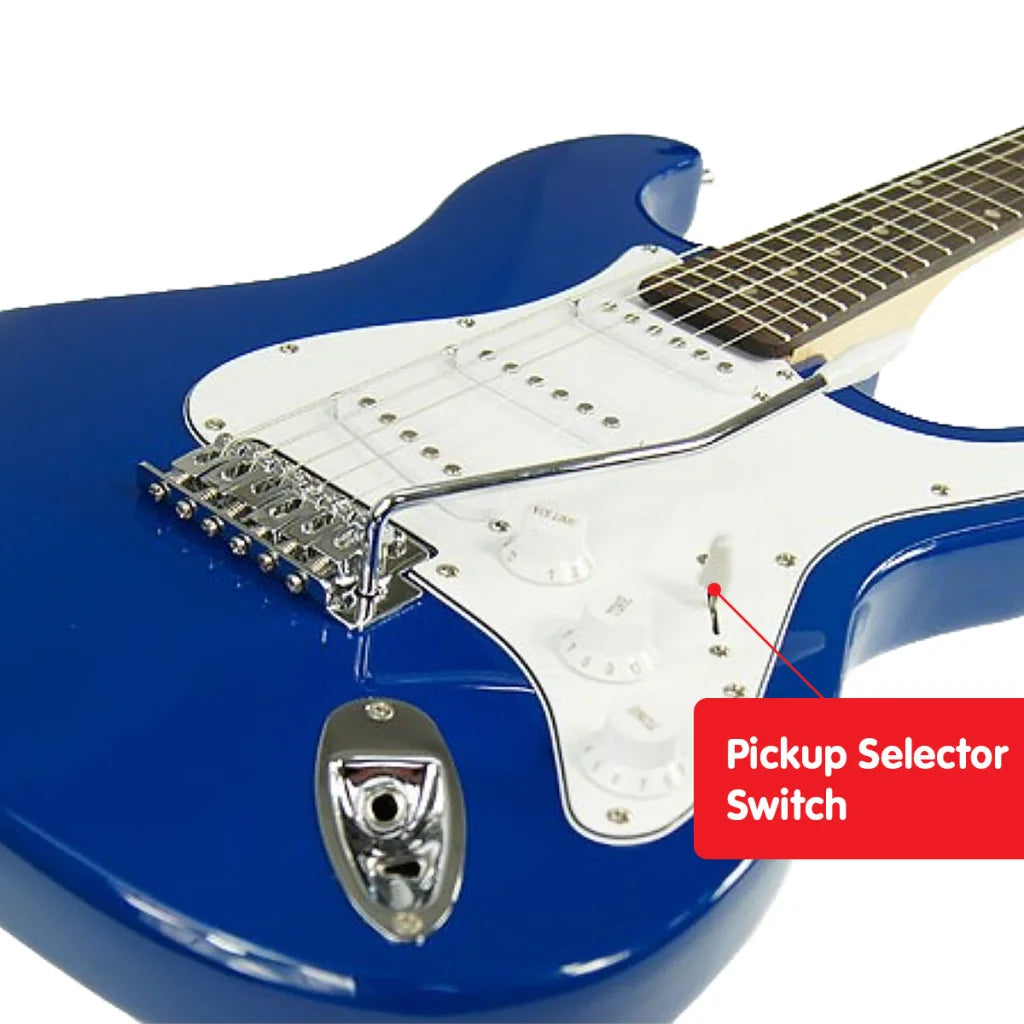 Karrera 39in Electric Guitar - Blue - Audio & Video >