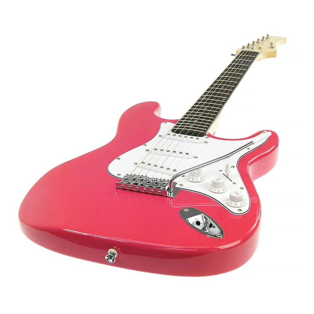 Karrera 39in Electric Guitar - Pink - Audio & Video >