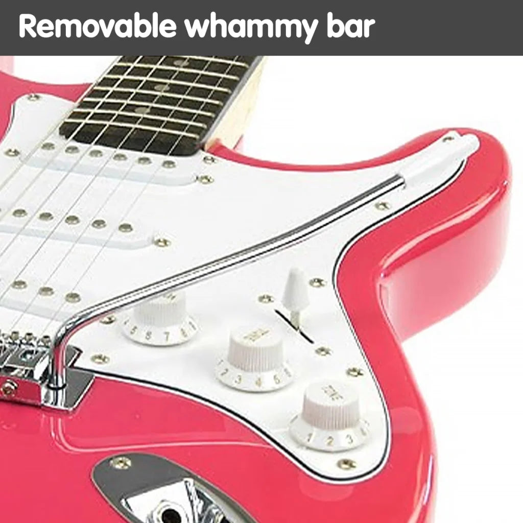 Karrera 39in Electric Guitar - Pink - Audio & Video >