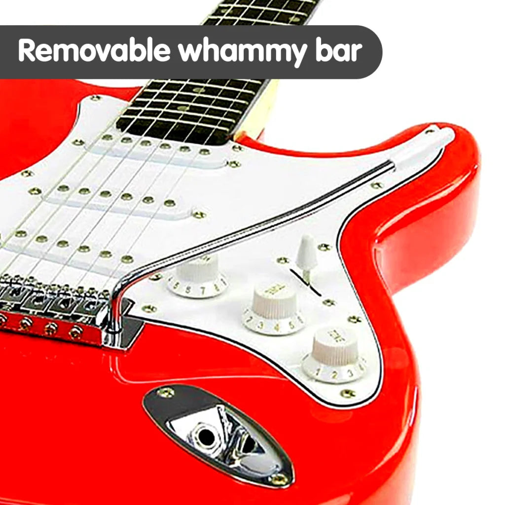 Karrera 39in Electric Guitar - Red - Audio & Video >