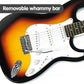 Karrera 39in Electric Guitar - Sunburst - Audio & Video >