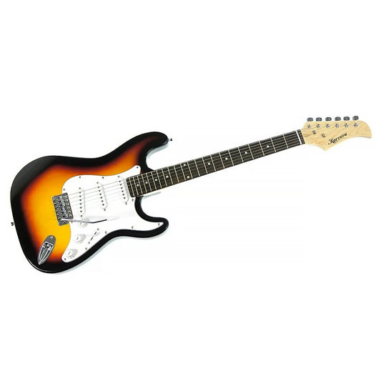 Karrera 39in Electric Guitar - Sunburst - Audio & Video >