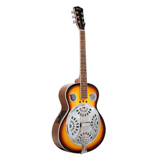 Karrera 40in Resonator Guitar - Sunburst - Audio & Video >