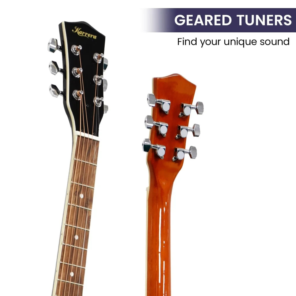 Karrera 40in Resonator Guitar - Sunburst - Audio & Video >