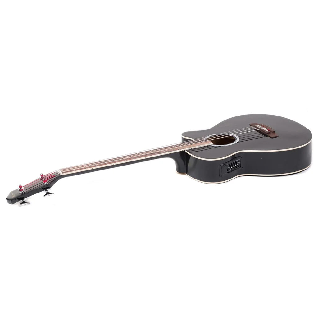 Karrera 43in Acoustic Bass Guitar - Black - Audio & Video >