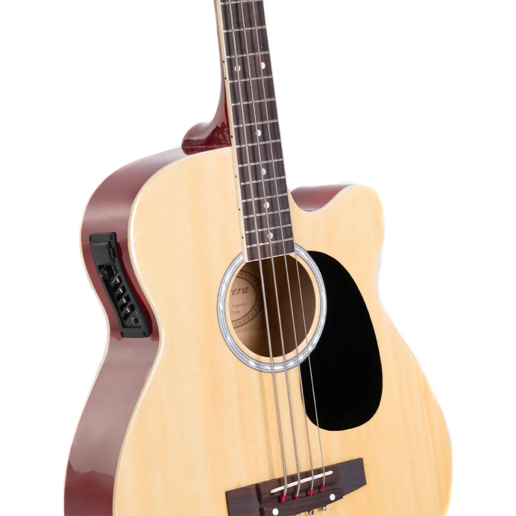 Karrera 43in Acoustic Bass Guitar with electric pickup