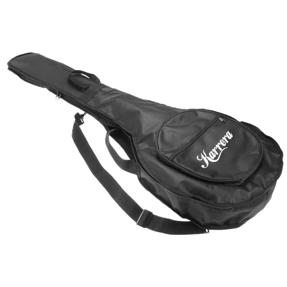 Karrera 6 String Resonator Banjo - Black - Audio & Video >