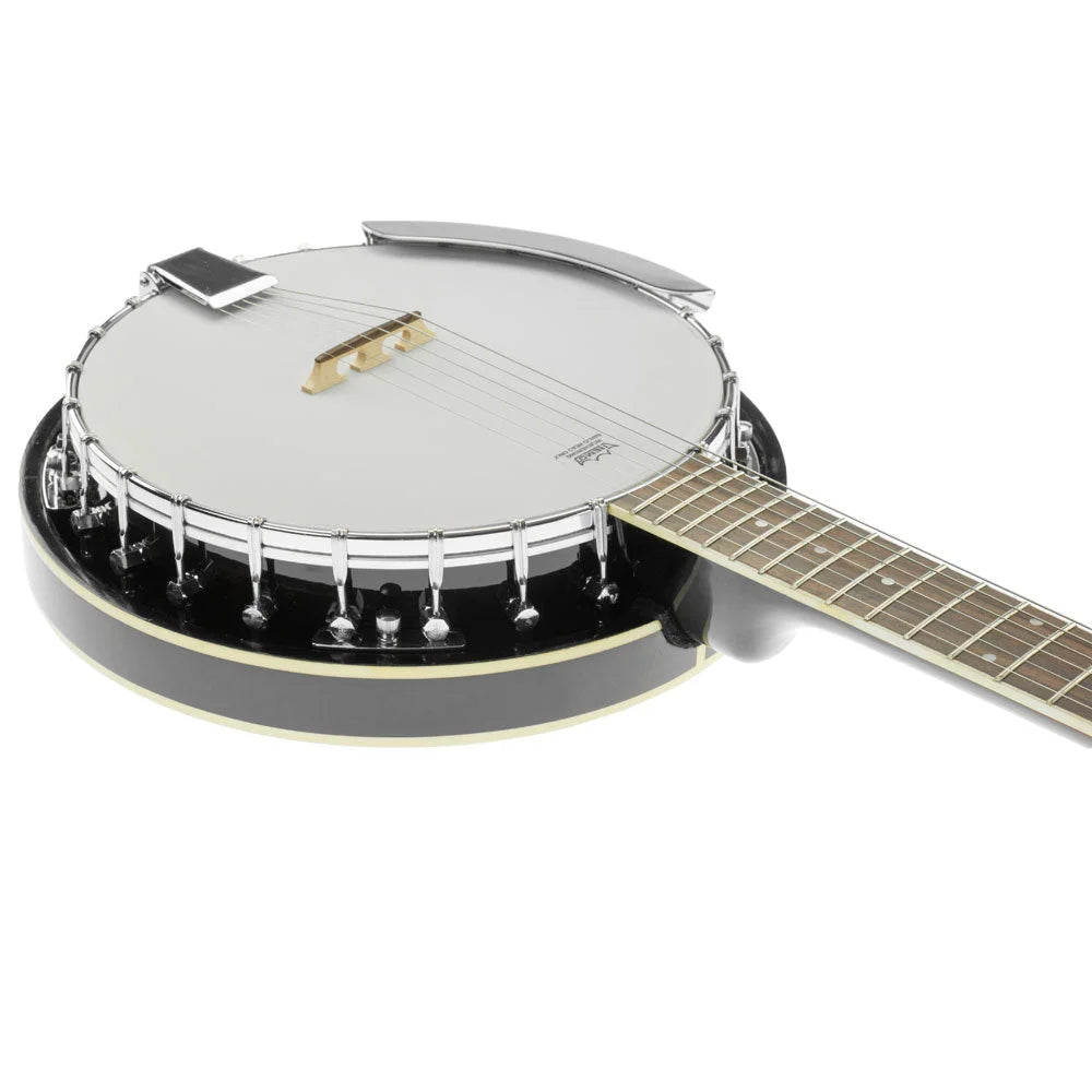 Karrera 6 String Resonator Banjo - Black - Audio & Video >