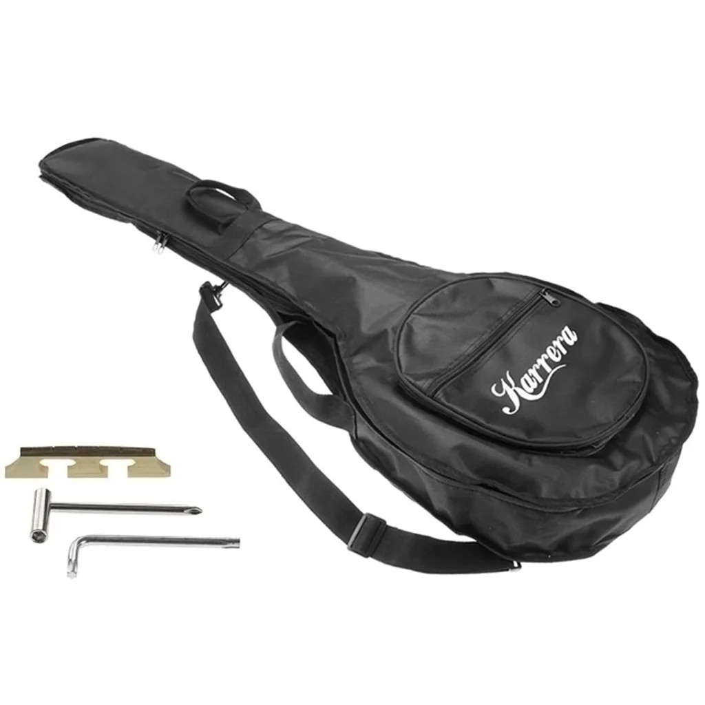 Karrera 6 String Resonator Banjo - Brown - Audio & Video >