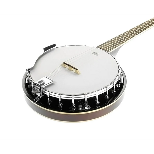 Karrera 6 String Resonator Banjo - Brown - Audio & Video >