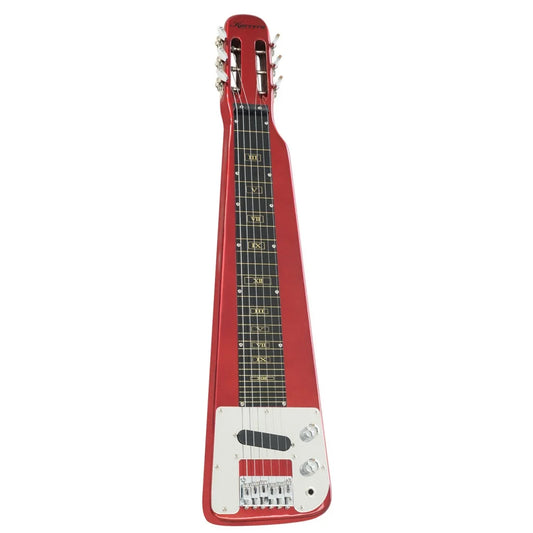 Karrera 6-String Steel Lap Guitar - Metallic Red - Audio &