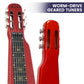 Karrera 6-String Steel Lap Guitar - Metallic Red - Audio &