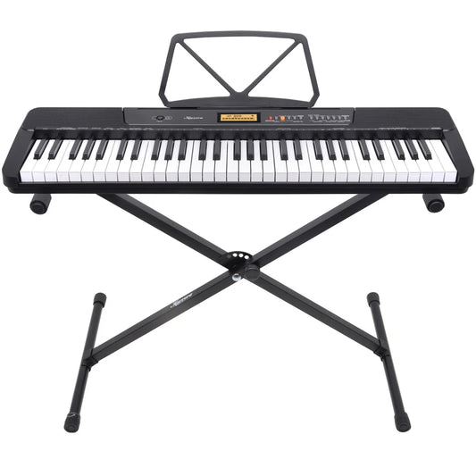 Karrera 61-Key Electronic Keyboard with LCD and Touch