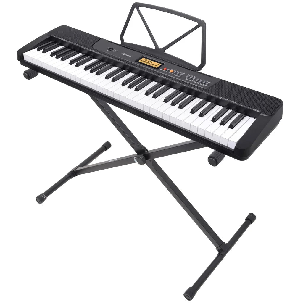 Karrera 61-Key Electronic Keyboard with LCD and Touch