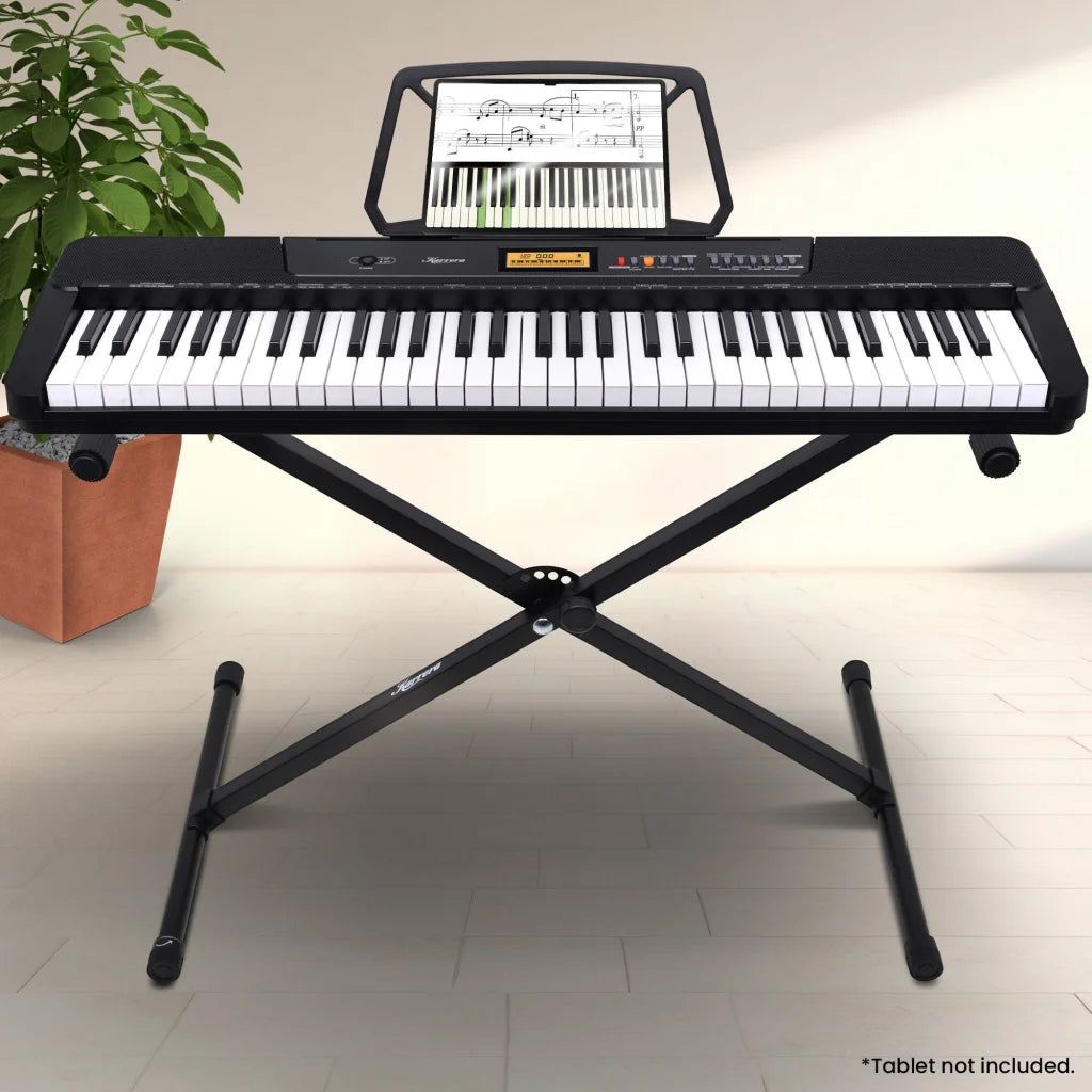 Karrera 61-Key Electronic Keyboard with LCD and Touch