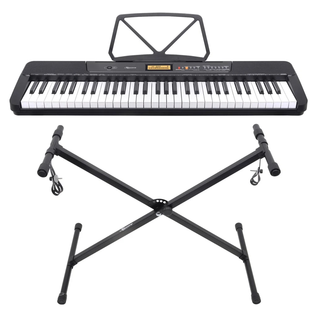 Karrera 61-Key Electronic Keyboard with LCD and Touch