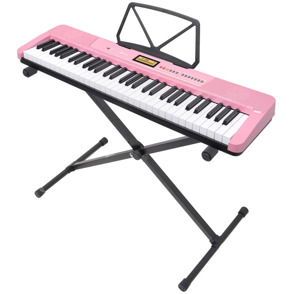 Karrera 61-Key Electronic Keyboard with LCD and Touch