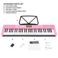 Karrera 61-Key Electronic Keyboard with LCD and Touch
