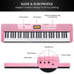 Karrera 61-Key Electronic Keyboard with LCD and Touch