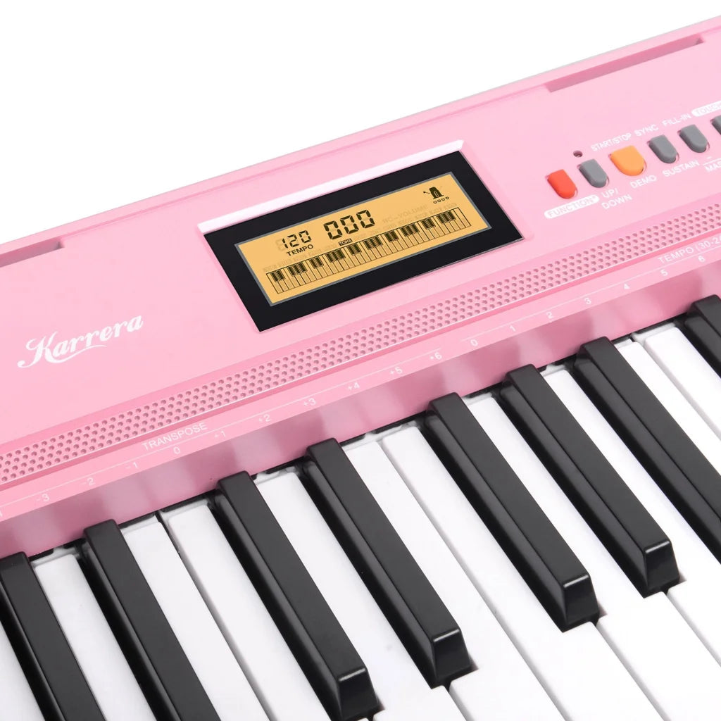 Karrera 61-Key Electronic Keyboard with LCD and Touch