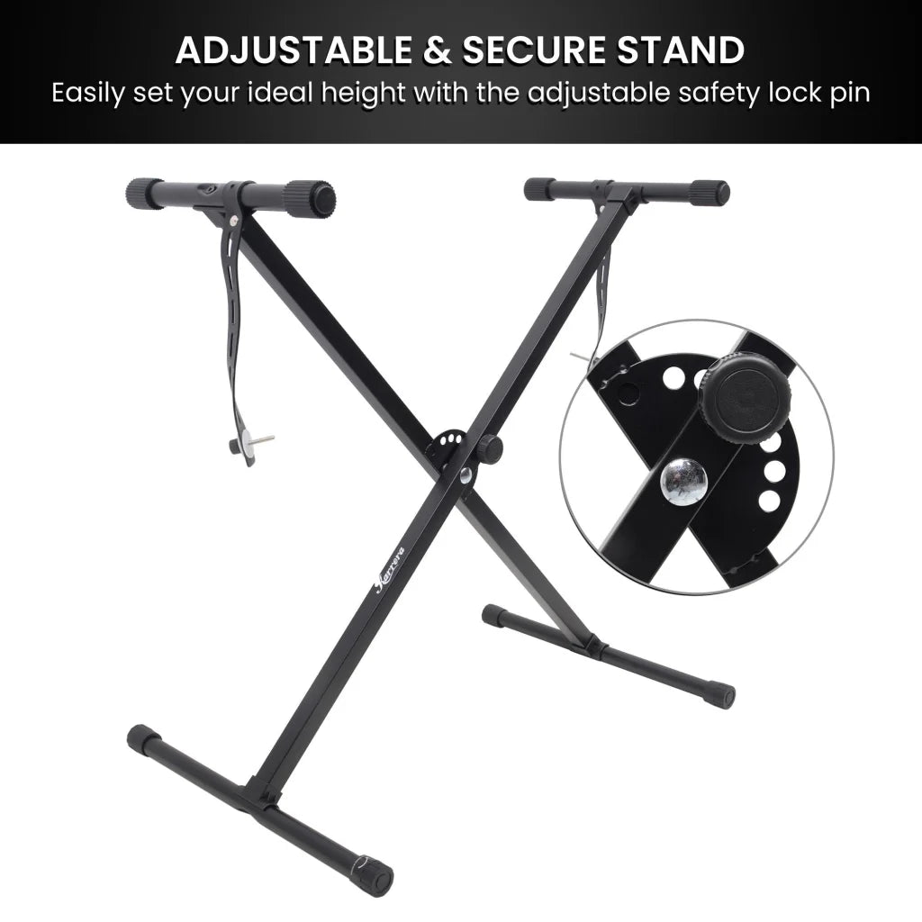 Karrera 61-Key Electronic Keyboard with LCD and Touch