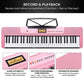 Karrera 61-Key Electronic Keyboard with LCD and Touch