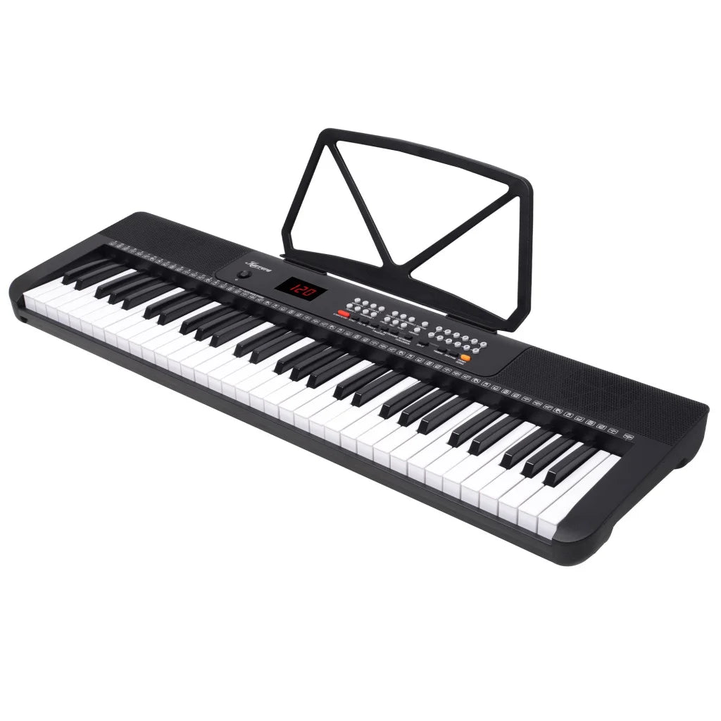 Karrera 61-Key Electronic Piano Keyboard with LED