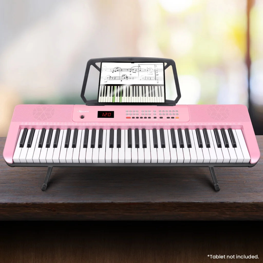 Karrera 61-Key Electronic Piano Keyboard with LED