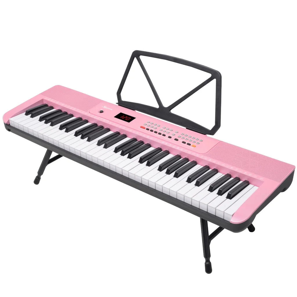 Karrera 61-Key Electronic Piano Keyboard with LED