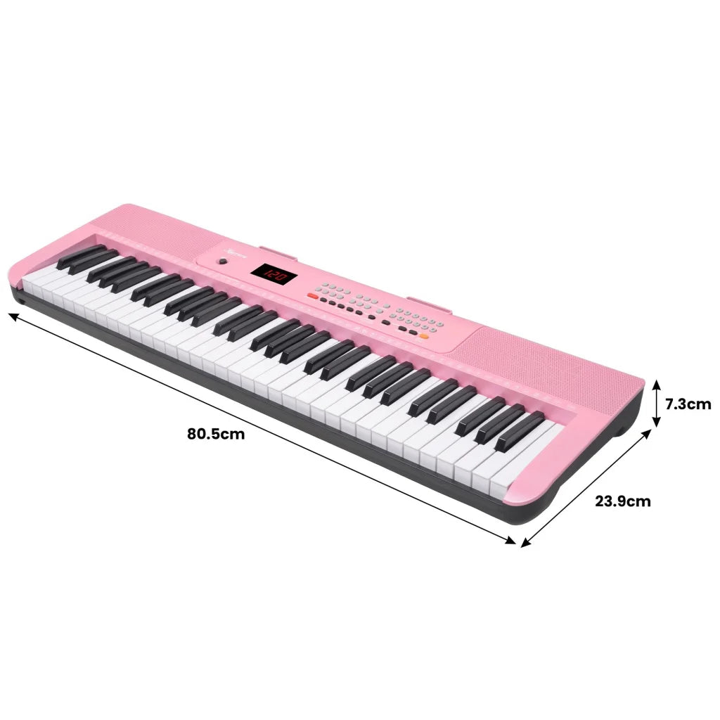 Karrera 61-Key Electronic Piano Keyboard with LED