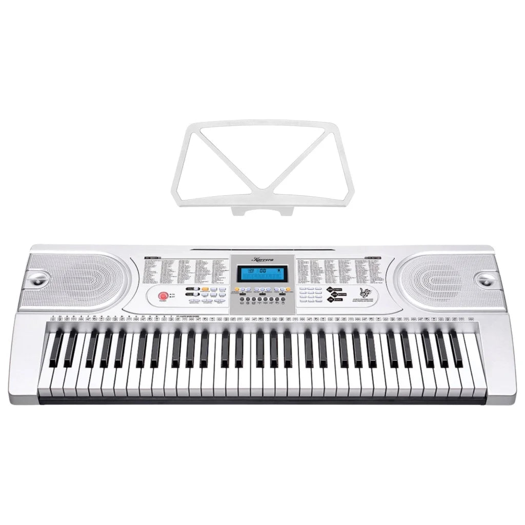 Karrera 61 Keys Electronic LED Keyboard Piano with Stand