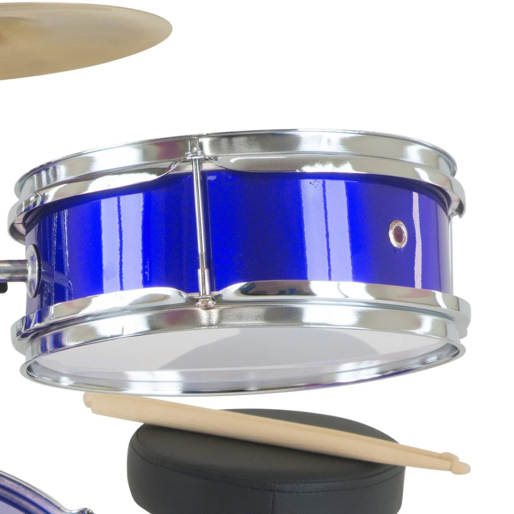 Karrera Children’s 4pc Drum Kit - Blue - Audio & Video >