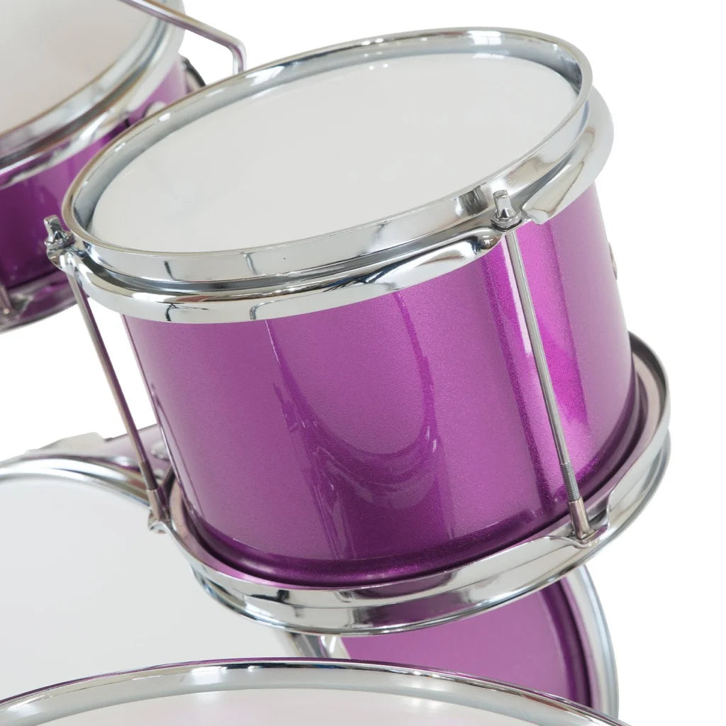 Karrera Childrens 4pc Drum Kit - Purple - Audio & Video >