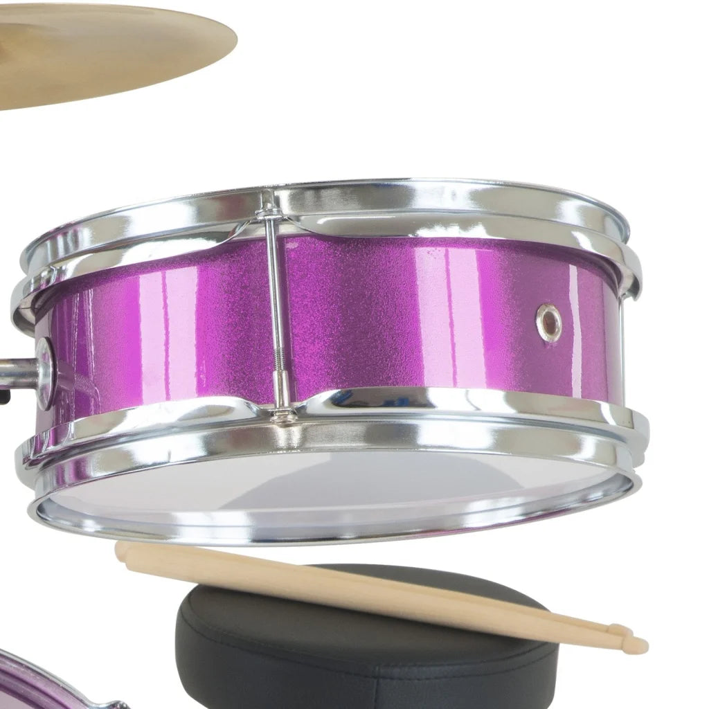 Karrera Childrens 4pc Drum Kit - Purple - Audio & Video >