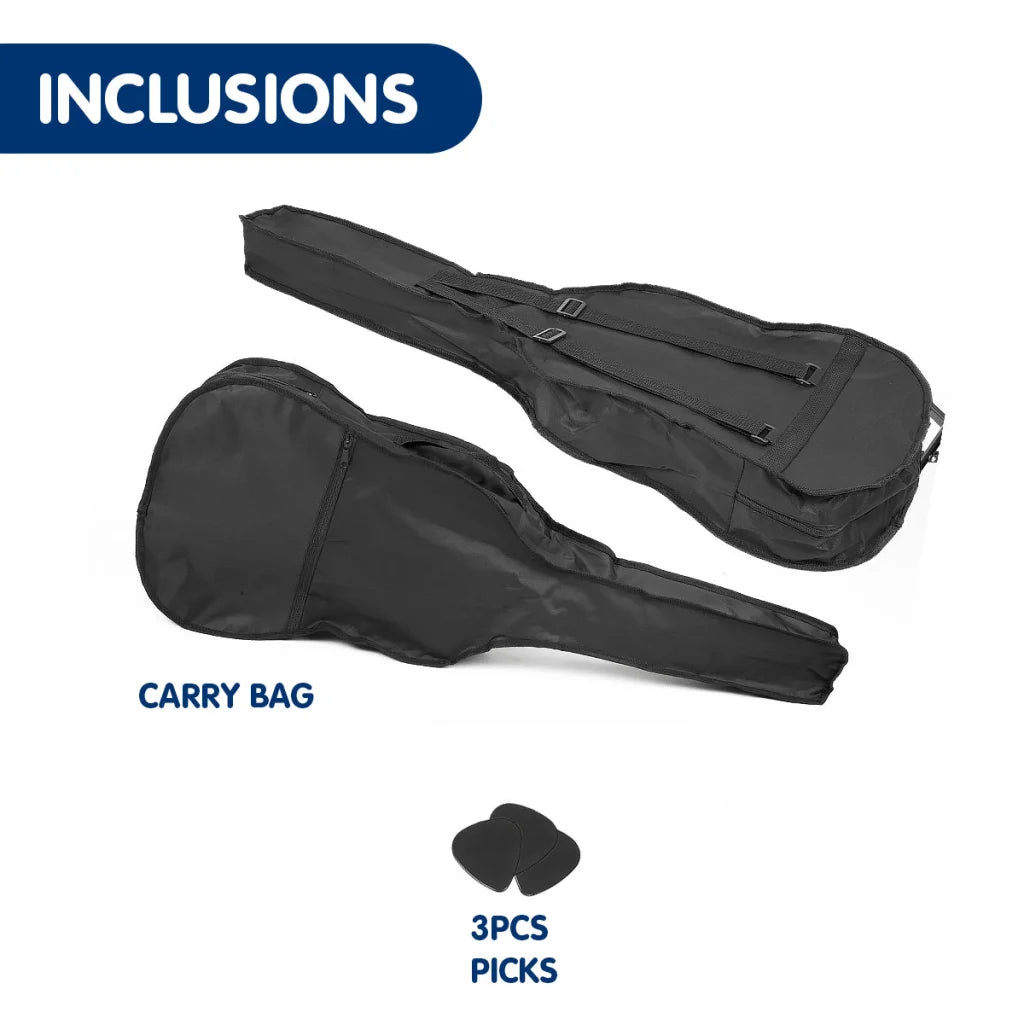 Karrera Childrens Acoustic Guitar Kids - Black - Audio &
