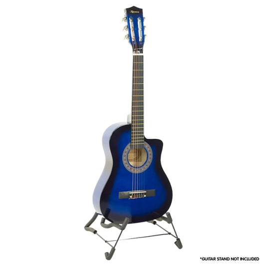 Karrera Childrens Acoustic Guitar Kids - Blue - Audio &